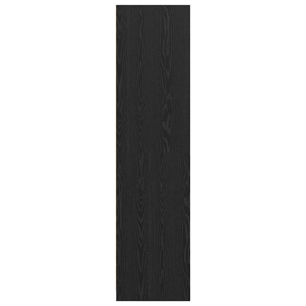 Kleiderschrank Schwarz Eichenoptik 50x30x200cm