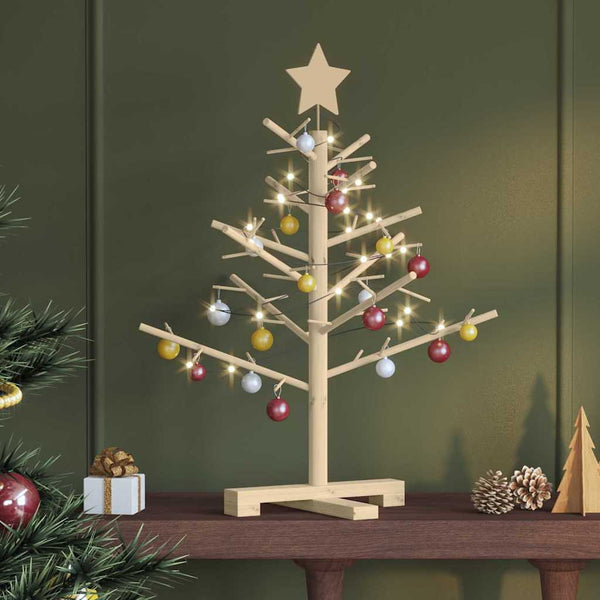 Holz Weihnachtsbaum 75cm Kiefer Natur
