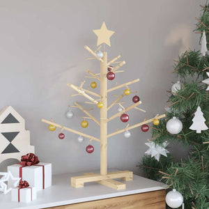 Holz Weihnachtsbaum 75cm Kiefer Natur