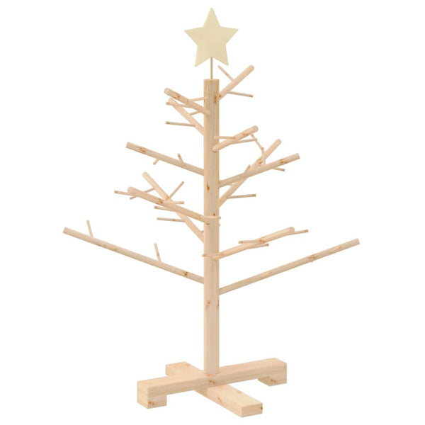 Holz Weihnachtsbaum 75cm Kiefer Natur