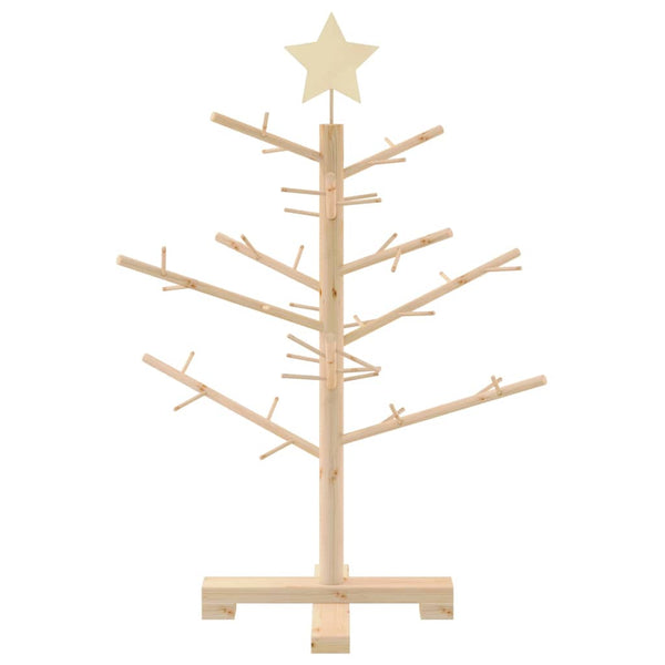 Holz Weihnachtsbaum 75cm Kiefer Natur