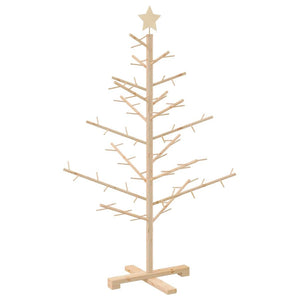 Holz Weihnachtsbaum 125cm Kiefer Natur