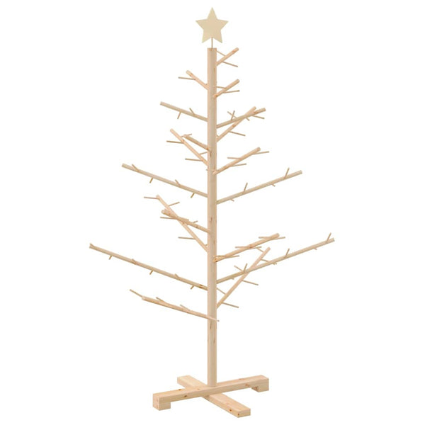 Holz Weihnachtsbaum 125cm Kiefer Natur