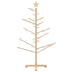 Holz Weihnachtsbaum 125cm Kiefer Natur