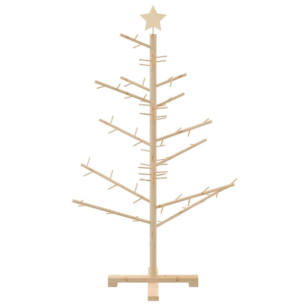 Holz Weihnachtsbaum 125cm Kiefer Natur