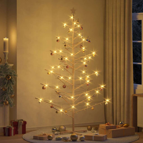 Holz Weihnachtsbaum 210cm Kiefer Natur