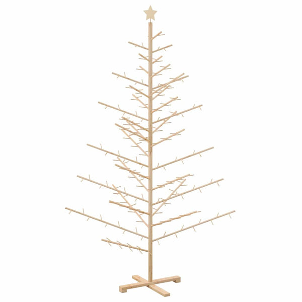 Holz Weihnachtsbaum 210cm Kiefer Natur
