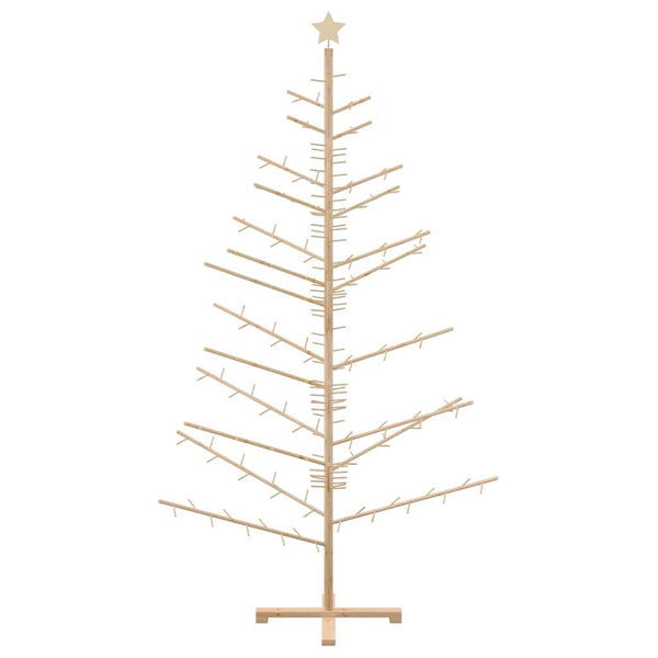 Holz Weihnachtsbaum 210cm Kiefer Natur