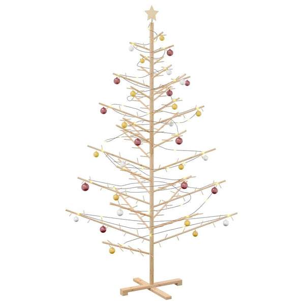 Holz Weihnachtsbaum 210cm Kiefer Natur