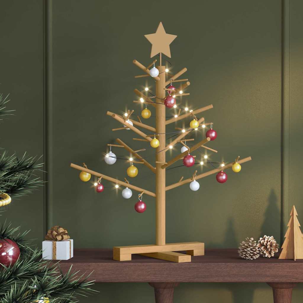 Holz Weihnachtsbaum Braun 75cm Kiefer