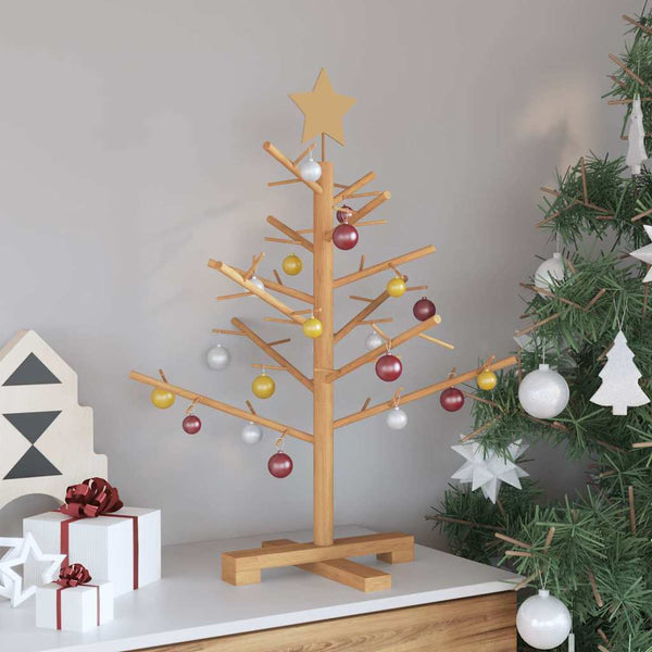 Holz Weihnachtsbaum Braun 75cm Kiefer