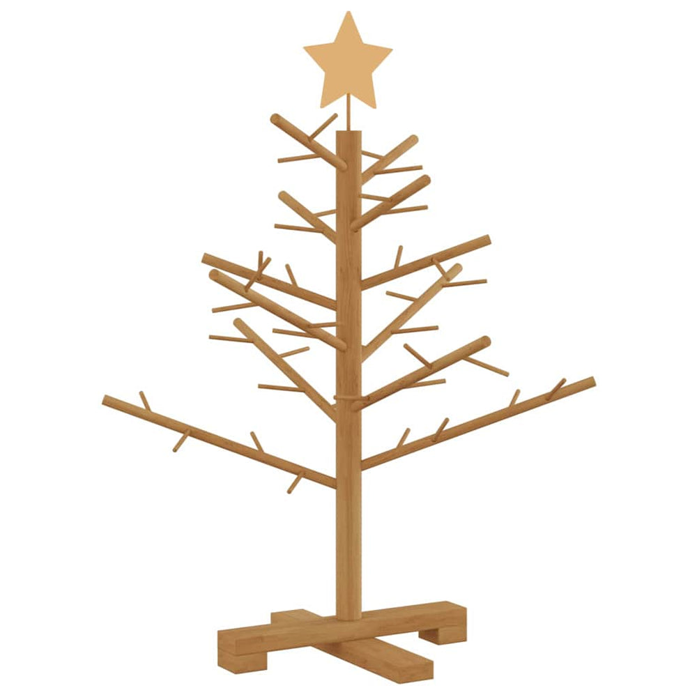 Holz Weihnachtsbaum Braun 75cm Kiefer
