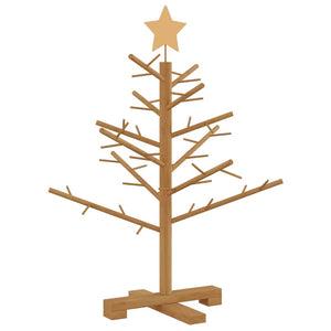 Holz Weihnachtsbaum Braun 75cm Kiefer