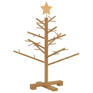Holz Weihnachtsbaum Braun 75cm Kiefer