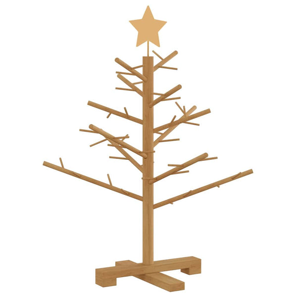 Holz Weihnachtsbaum Braun 75cm Kiefer