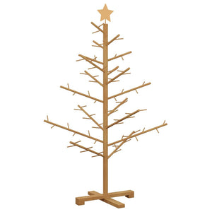 Holz Weihnachtsbaum Braun 125cm Kiefer