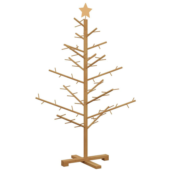 Holz Weihnachtsbaum Braun 125cm Kiefer