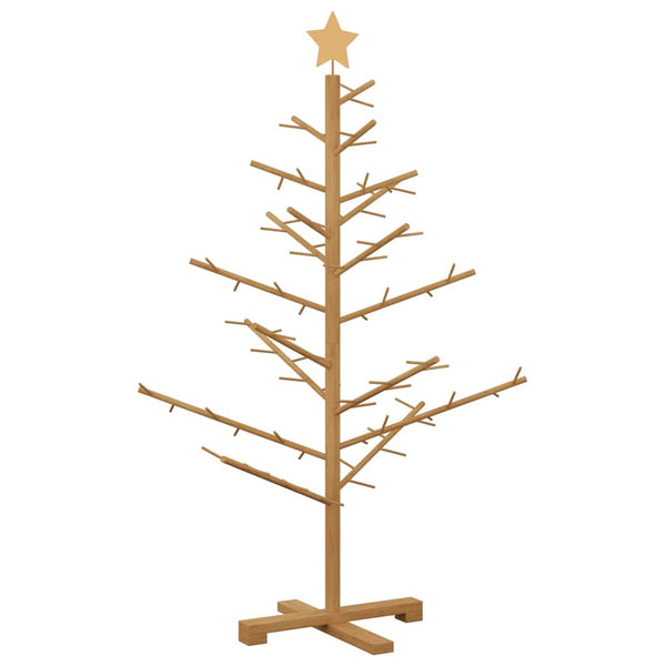 Holz Weihnachtsbaum Braun 125cm Kiefer