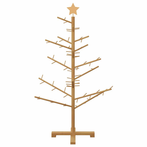 Holz Weihnachtsbaum Braun 125cm Kiefer