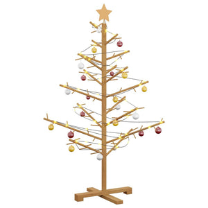 Holz Weihnachtsbaum Braun 125cm Kiefer