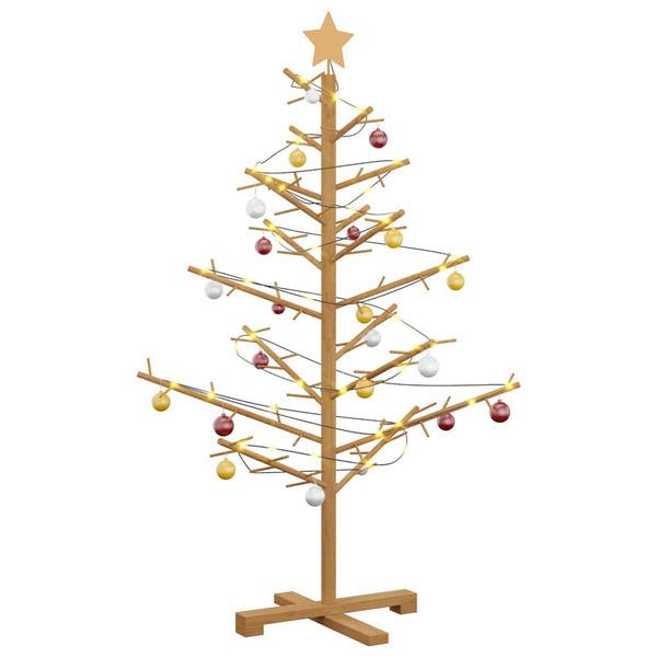 Holz Weihnachtsbaum Braun 125cm Kiefer