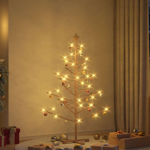 Holz Weihnachtsbaum Braun 150cm Kiefer