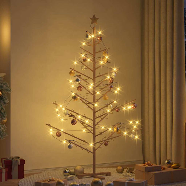 Holz Weihnachtsbaum Braun 180cm Kiefer