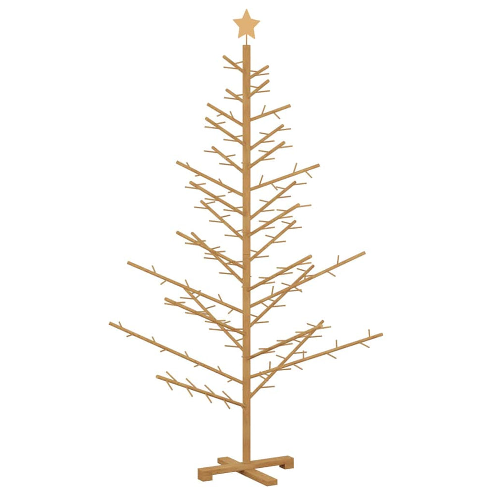 Holz Weihnachtsbaum Braun 180cm Kiefer