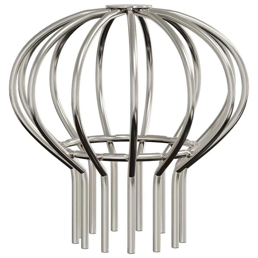 vidaXL Gutter Leaf Guards 2 pcs Silver 75 mm Stainless Steel