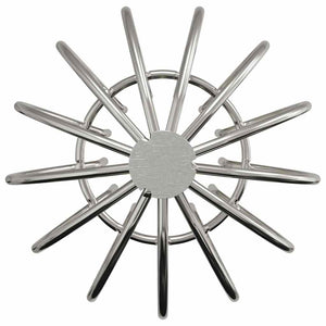 Dachrinnenblattschutz Edelstahl 75 mm, 2er-Set