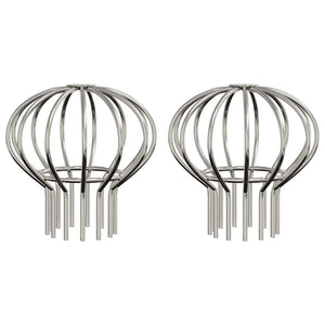 Dachrinnenblattschutz Edelstahl 75 mm, 2er-Set