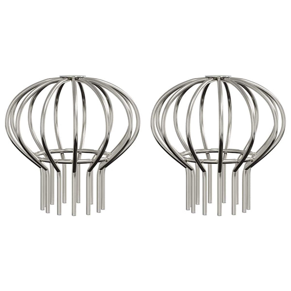 Dachrinnenblattschutz Edelstahl 75 mm, 2er-Set