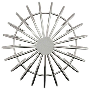 Dachrinnen Blattschutz Edelstahl Silber 160 mm 2er-Set