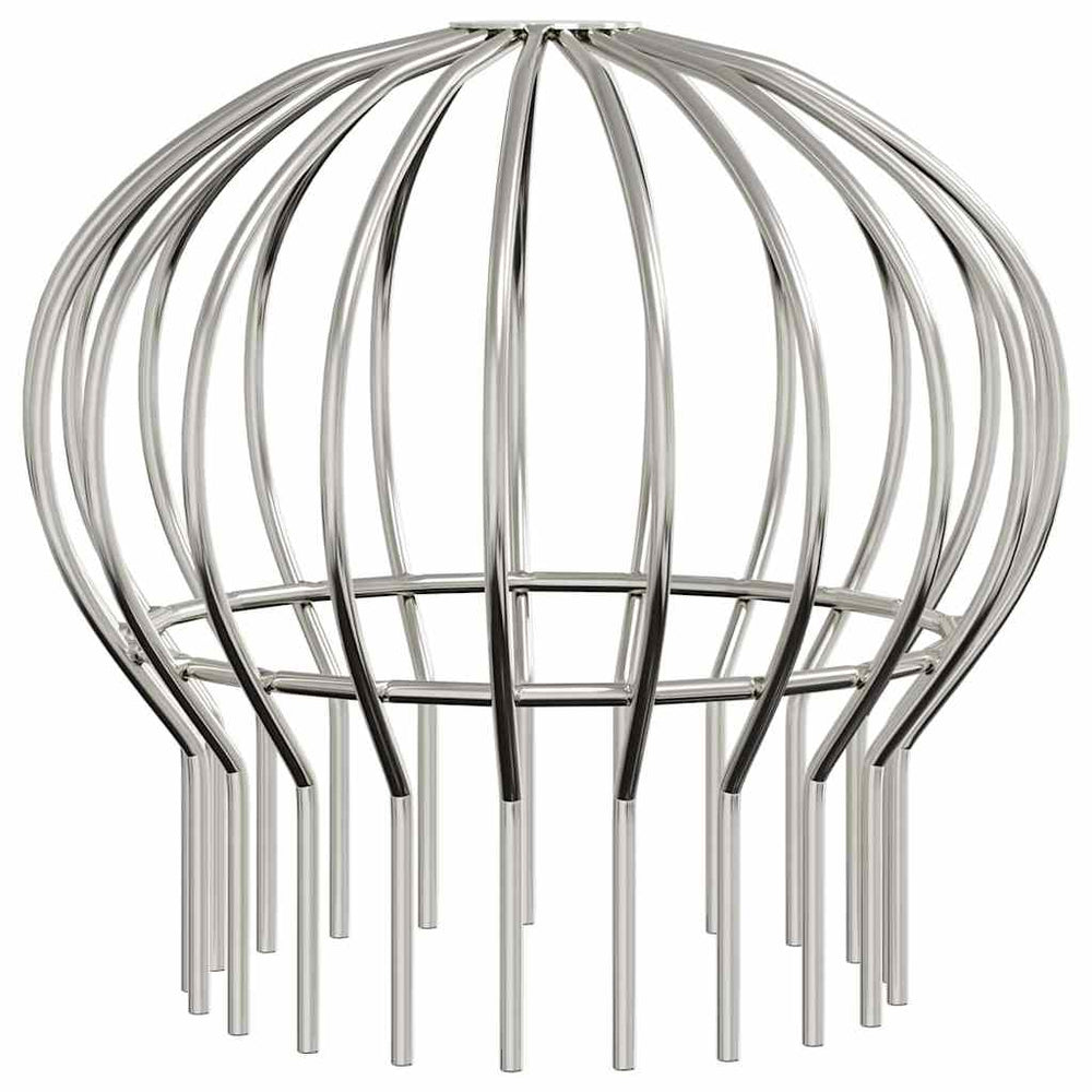 vidaXL Gutter Leaf Guard 8 pcs Silver 160 mm Stainless Steel