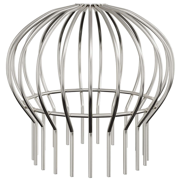 Dachrinnen Blattschutz Edelstahl Silber 200mm 8 Stk.