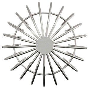 Dachrinnen Blattschutz Edelstahl Silber 200mm 8 Stk.