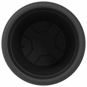 Runder Blumentopf Schwarz 24er Set Ø 30cm