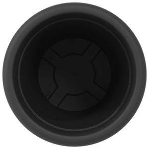 Runder Blumentopf Schwarz 24er Set Ø39cm