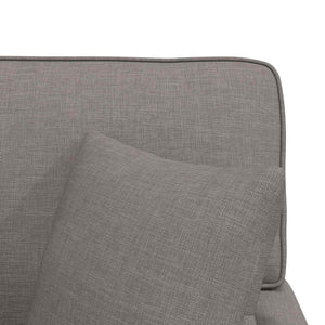 Taupe Chaiselongue mit Kissen