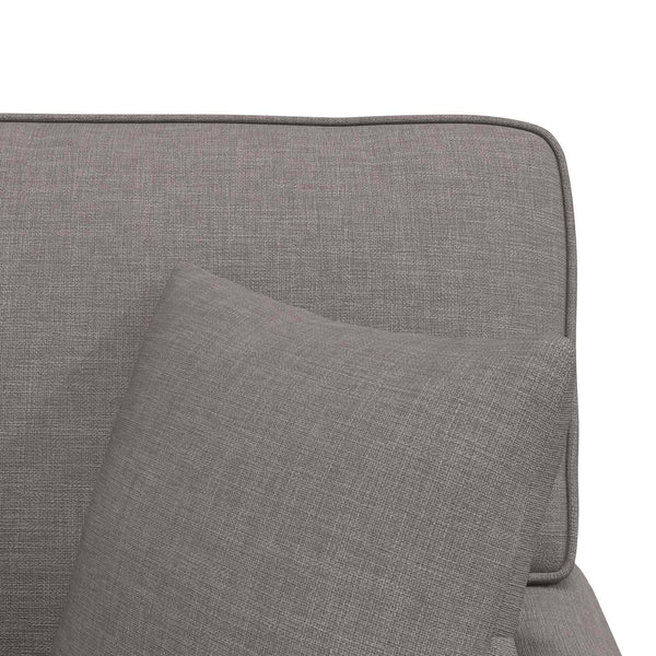 Taupe Chaiselongue mit Kissen