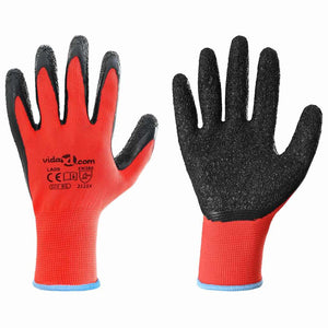 Arbeitshandschuhe mit Latexbeschichtung, Größe 9, 24 Stk.