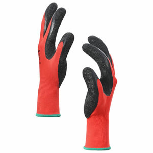 Arbeitshandschuhe Rot/Schwarz, Größe 11 (XXL), 24 Stück