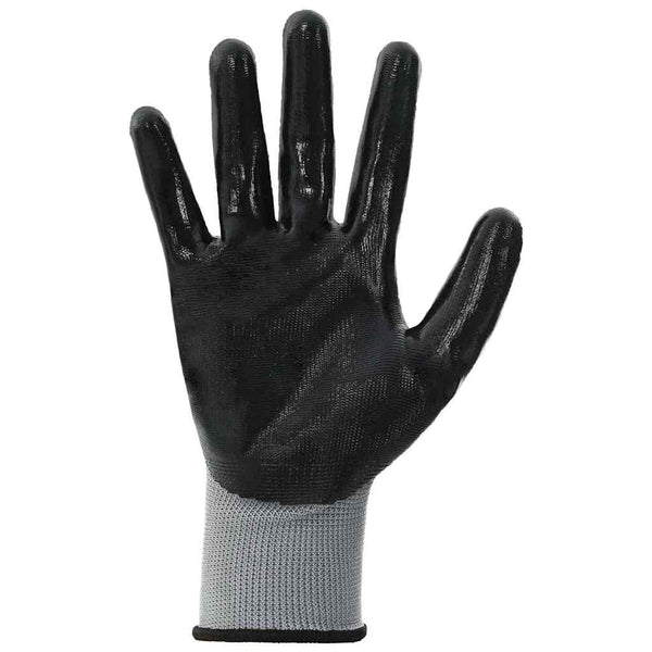 Arbeitshandschuhe Grau/Schwarz XL (24 Stück)
