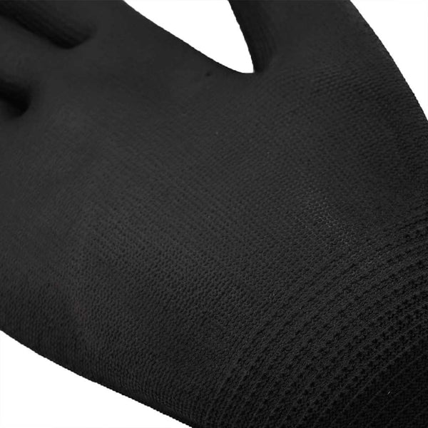 Arbeitshandschuhe 12er Pack Schwarz Größe 7 / S