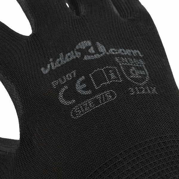 Arbeitshandschuhe Schwarz Größe 7/S, 24er-Pack