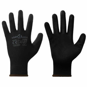 Arbeitshandschuhe 12er Pack Schwarz Größe 8