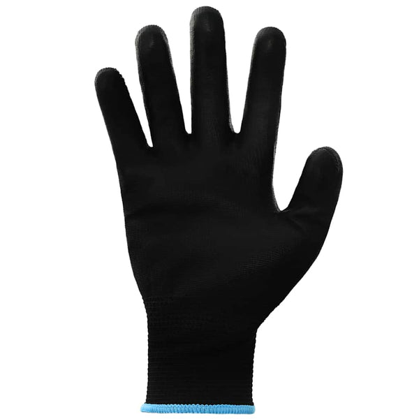 Arbeitshandschuhe Schwarz, Größe 9, 24er-Pack
