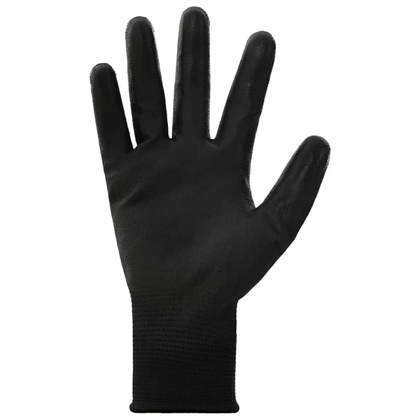 Arbeitshandschuhe Schwarz XL 12er-Pack