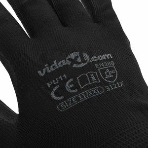 Arbeitshandschuhe Schwarz XXL (24 Stück)