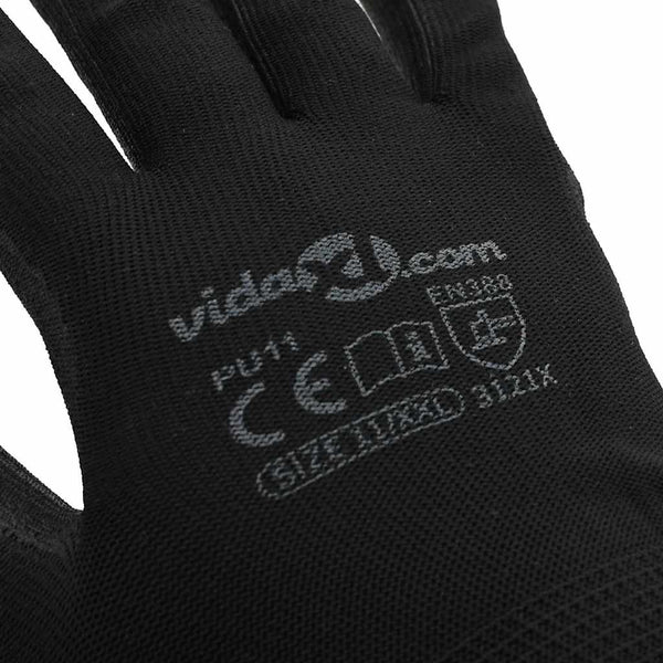 Arbeitshandschuhe Schwarz XXL (24 Stück)
